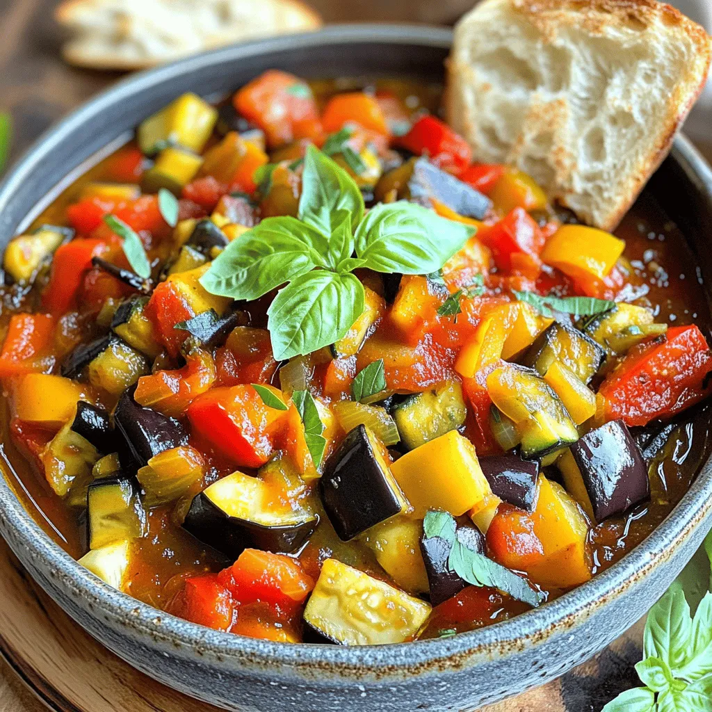 Homemade Ratatouille Flavorful Vegetable Delight