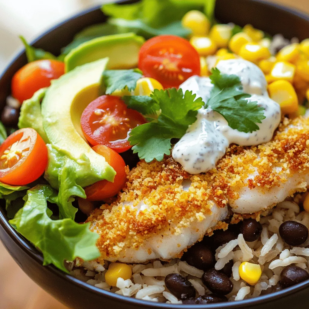Crispy Fish Taco Bowls Quick and Tasty Delight
