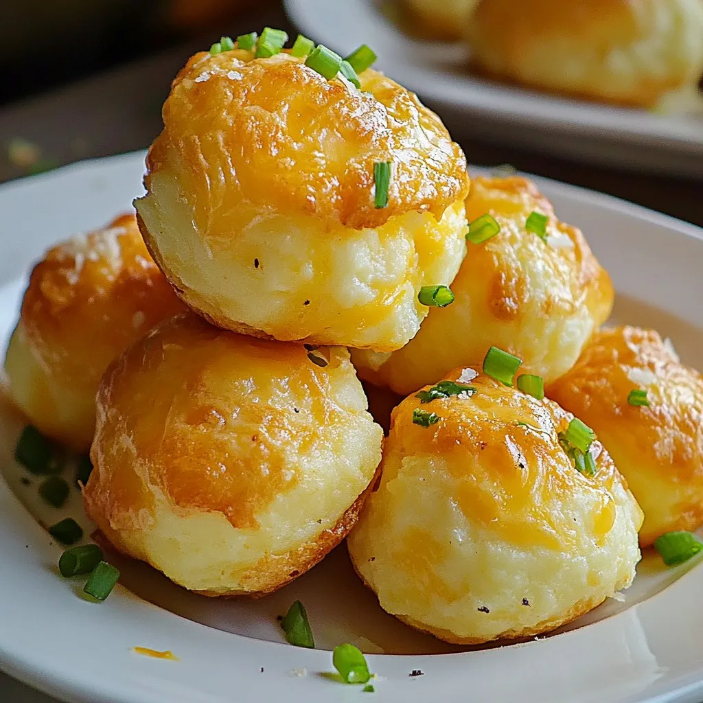 Mashed Potato Cheese Puffs Quick and Tasty Snack