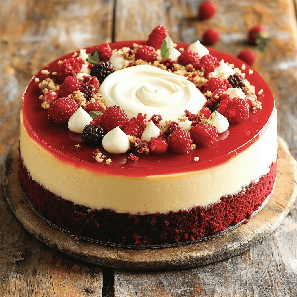 Decadent Ultimate Red Velvet Cake Cheesecake Recipe