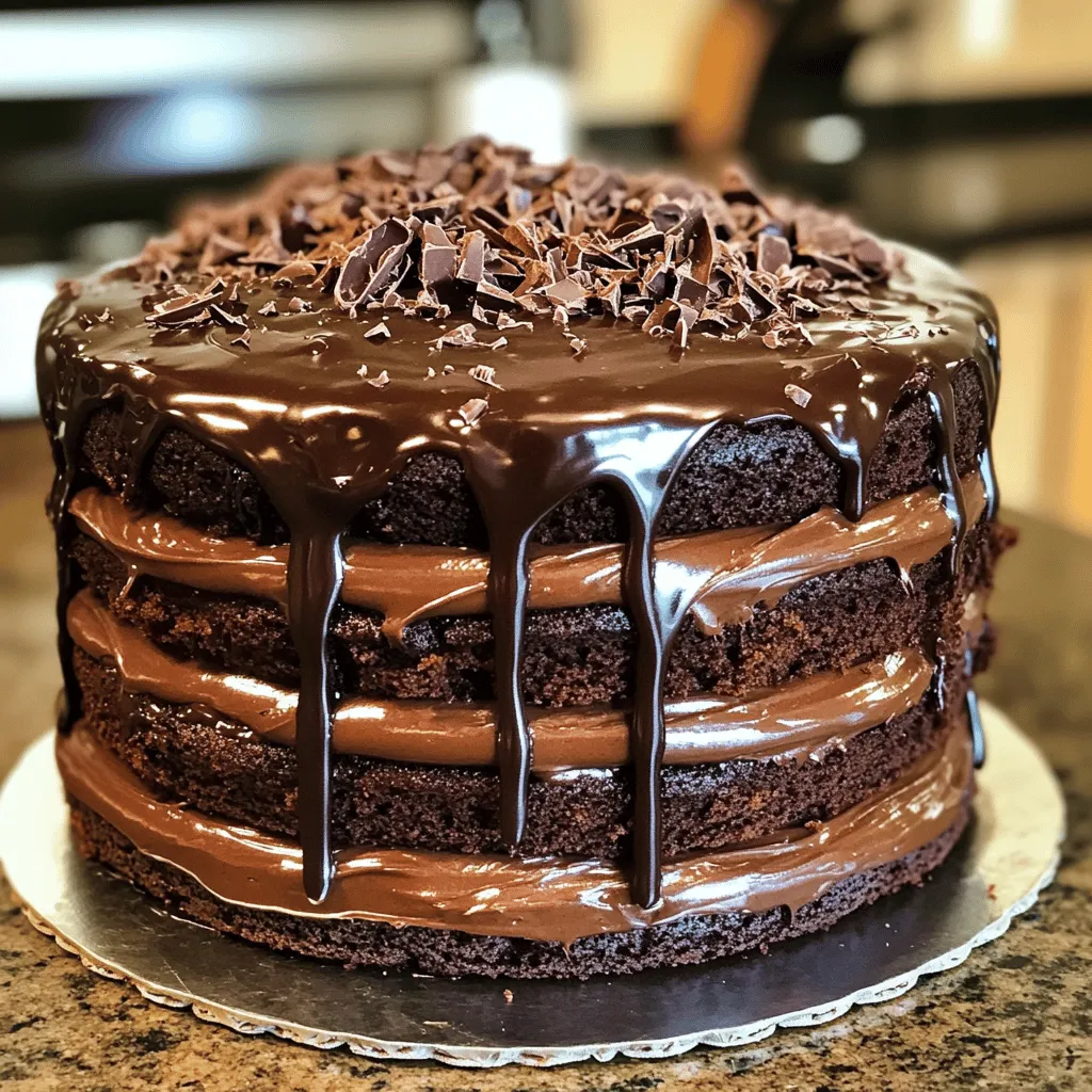 Death by Chocolate Cake Decadent and Rich Delight