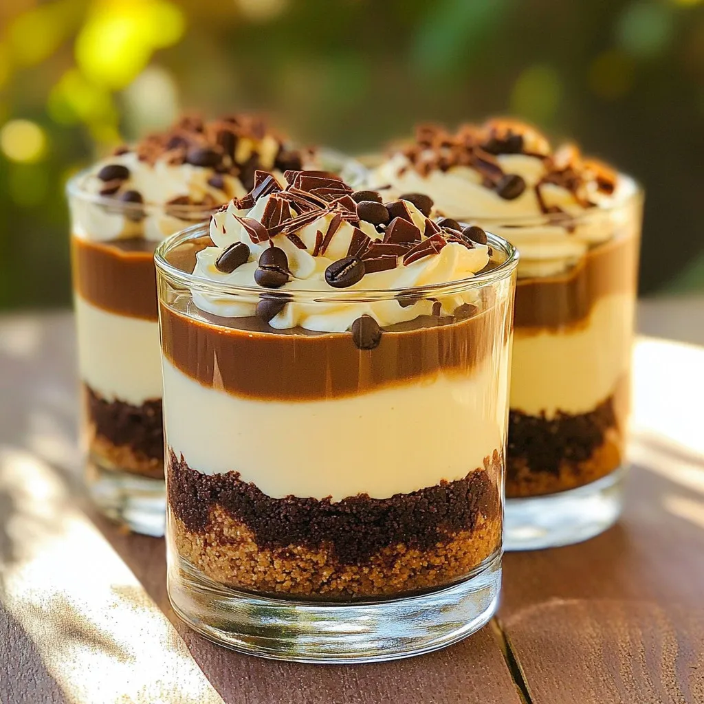 No-Bake Mocha Cheesecake Cups Decadent and Easy Treat
