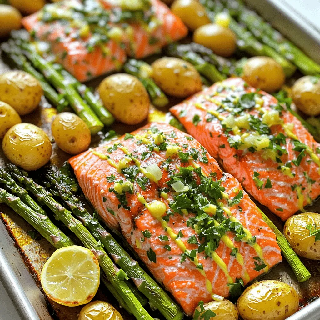 Lemon Herb Salmon Sheet Pan Dinner Simple and Fresh