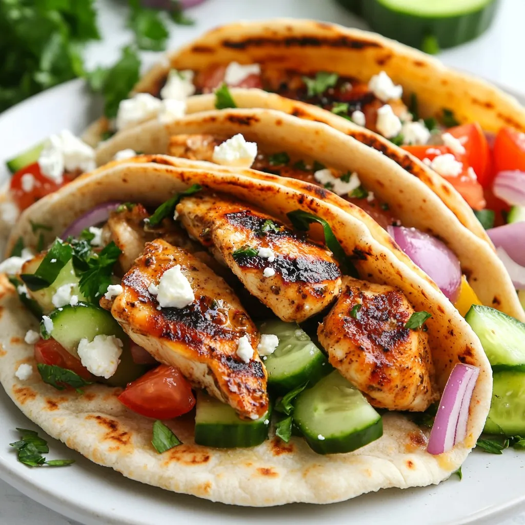 One Pan Chicken Gyros Flavorful and Simple Recipe