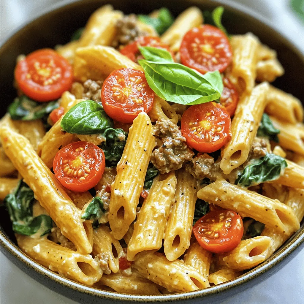 Creamy High-Protein Beef Pasta Savory and Filling Dish