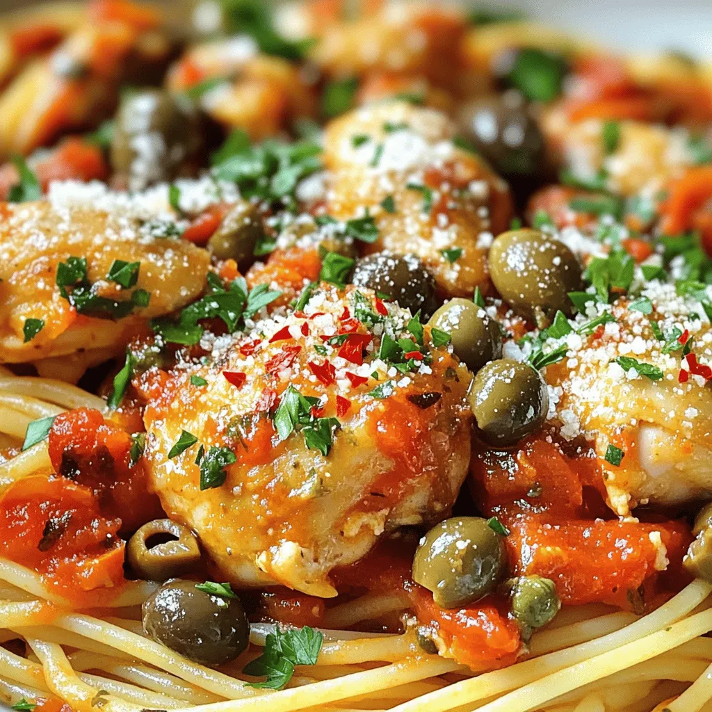 Chicken Puttanesca Simple and Flavorful Dinner Idea