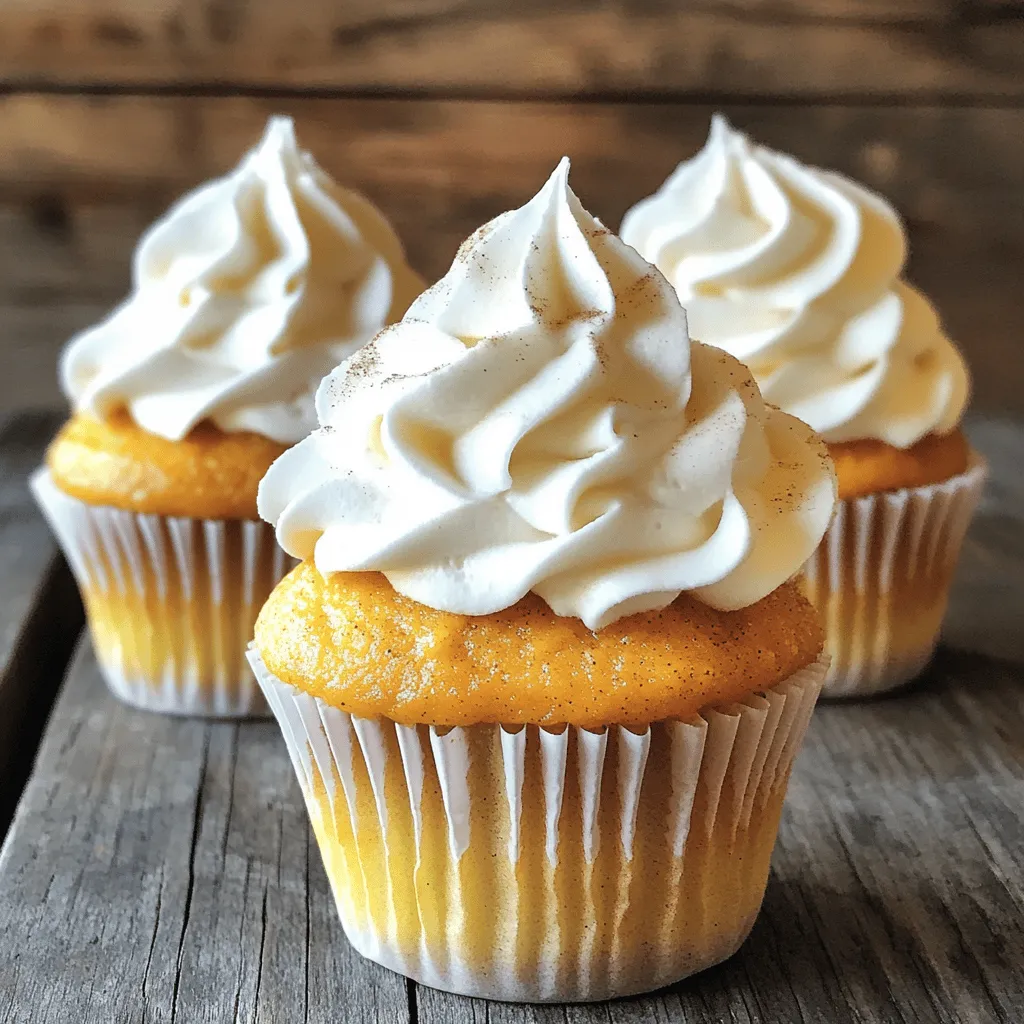 Vanilla Chai Pumpkin Latte Cupcakes Tempting Delight