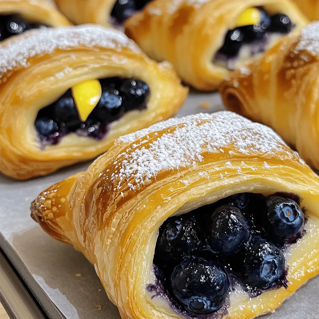 Blueberry Danish Delight with Fresh Pastry Recipe