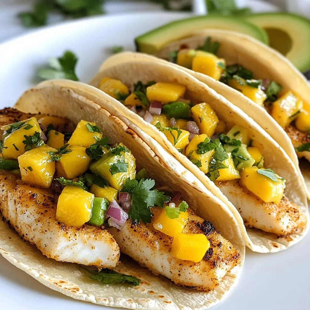Mango Salsa Fish Tacos Flavorful and Fresh Delight