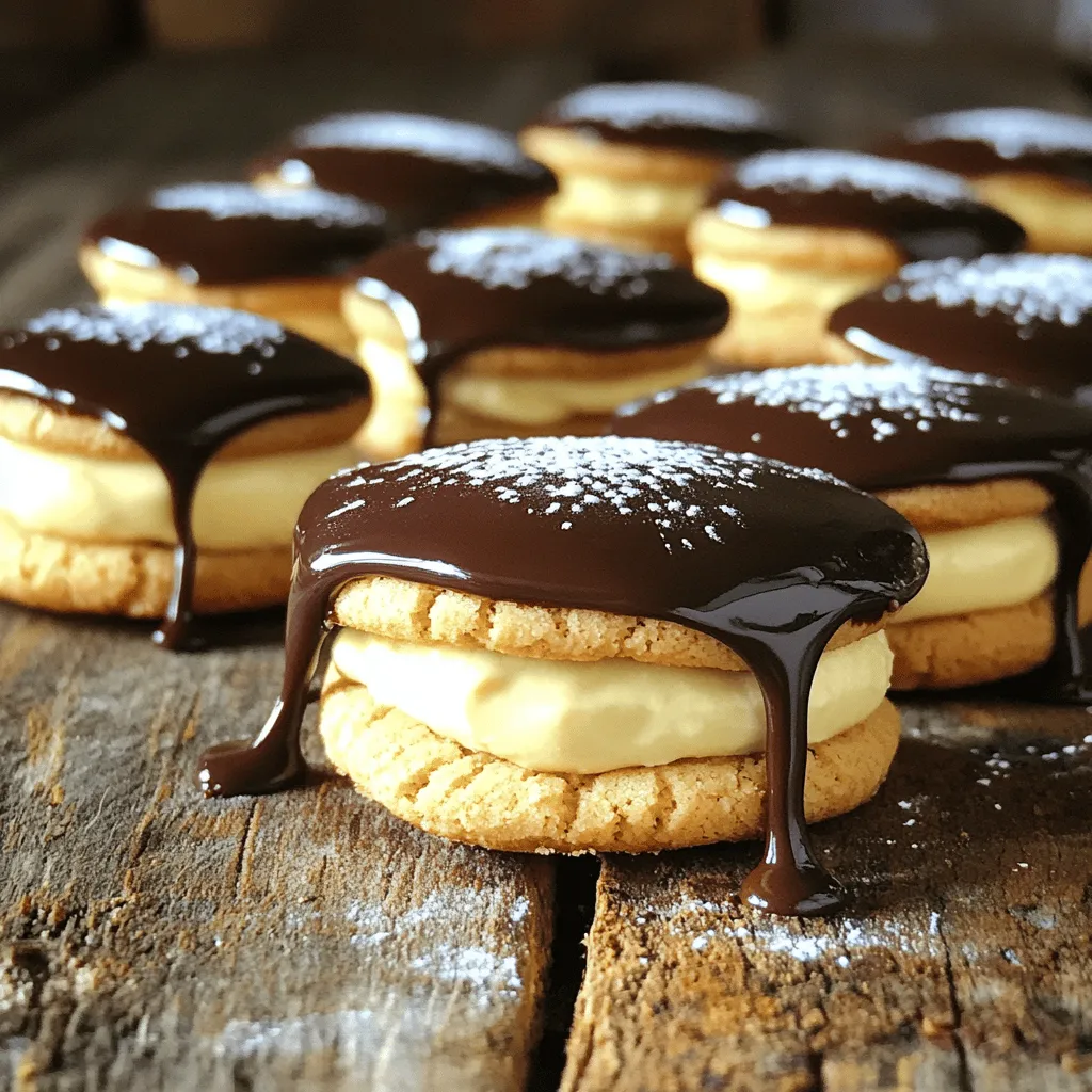 Easy Boston Cream Pie Cookie Bites Tasty and Simple Treat