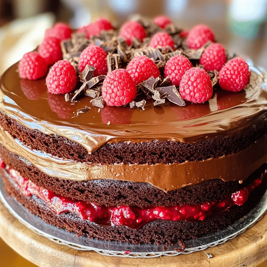 Chocolate Raspberry Cake Easy and Flavorful Recipe