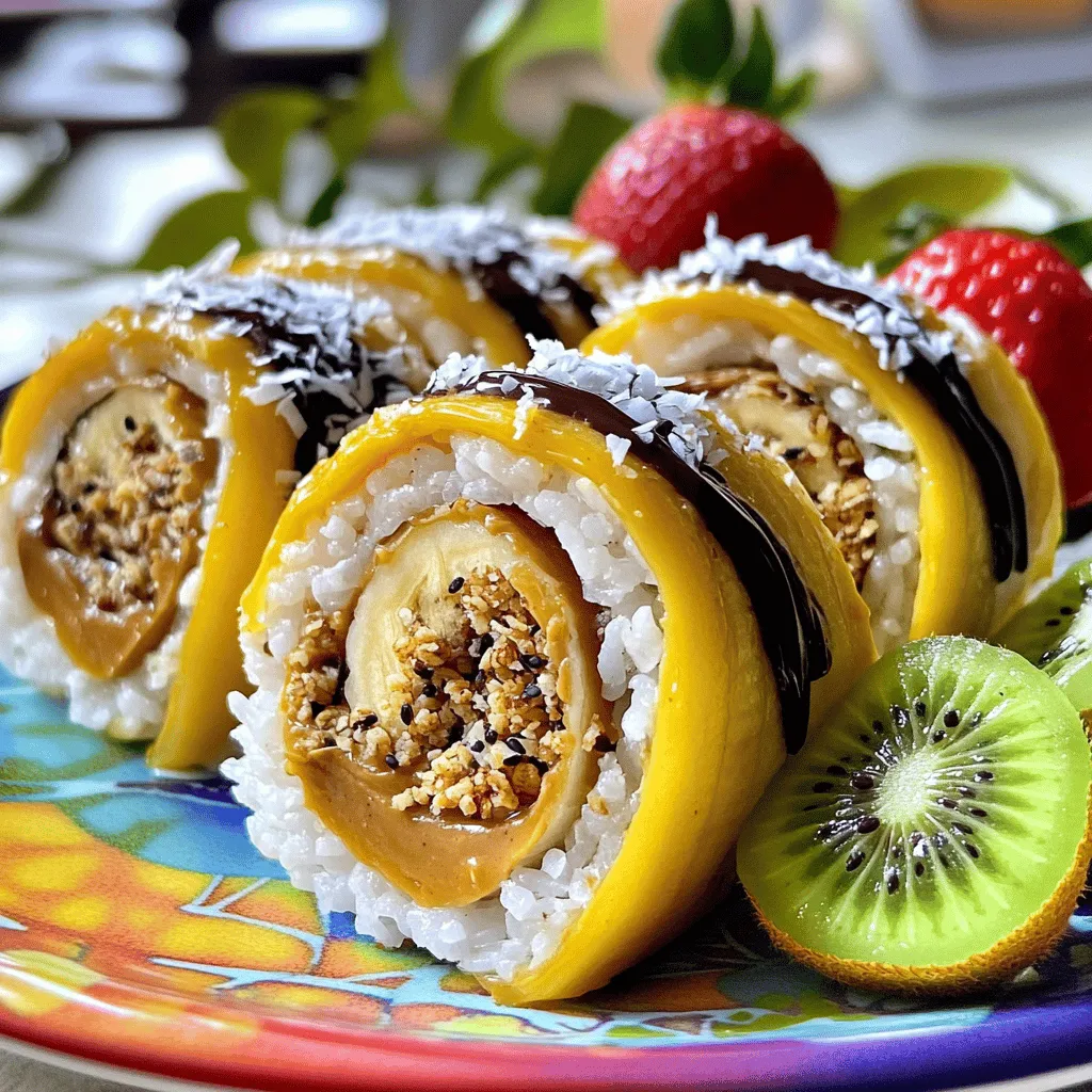 How to Make Banana Sushi Delightful and Fun Treat