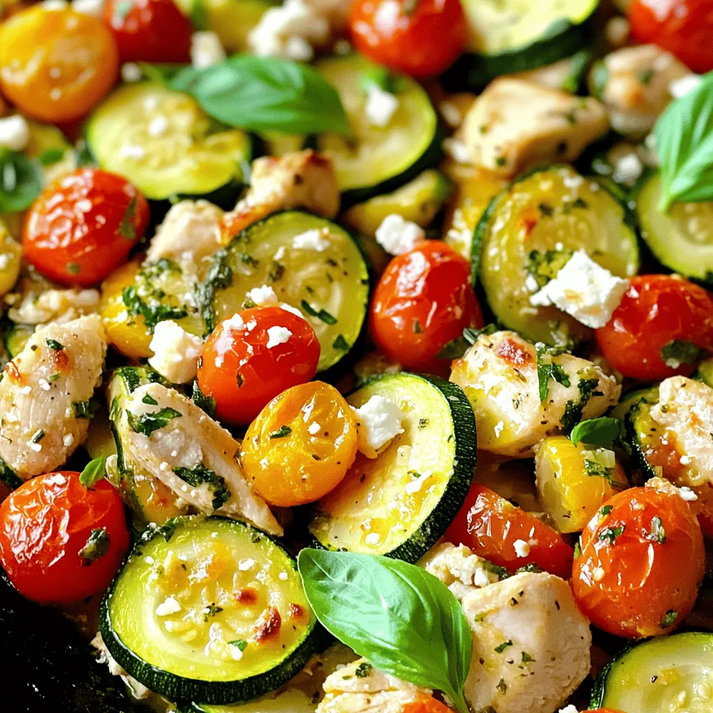 Mediterranean Chicken Zucchini Bake Flavorful Dish