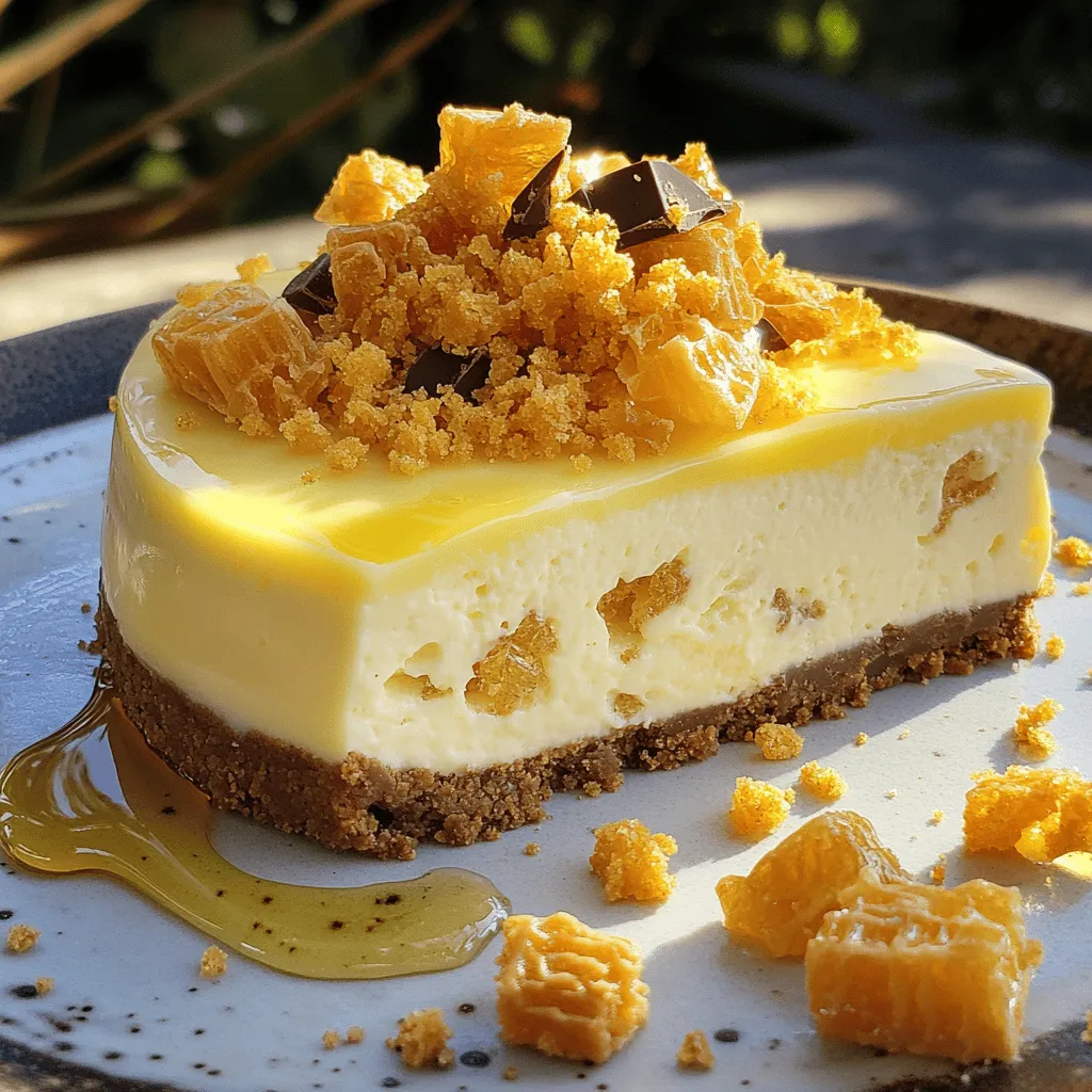 Crunchy Honeycomb Cheesecake Delightful and Easy Treat