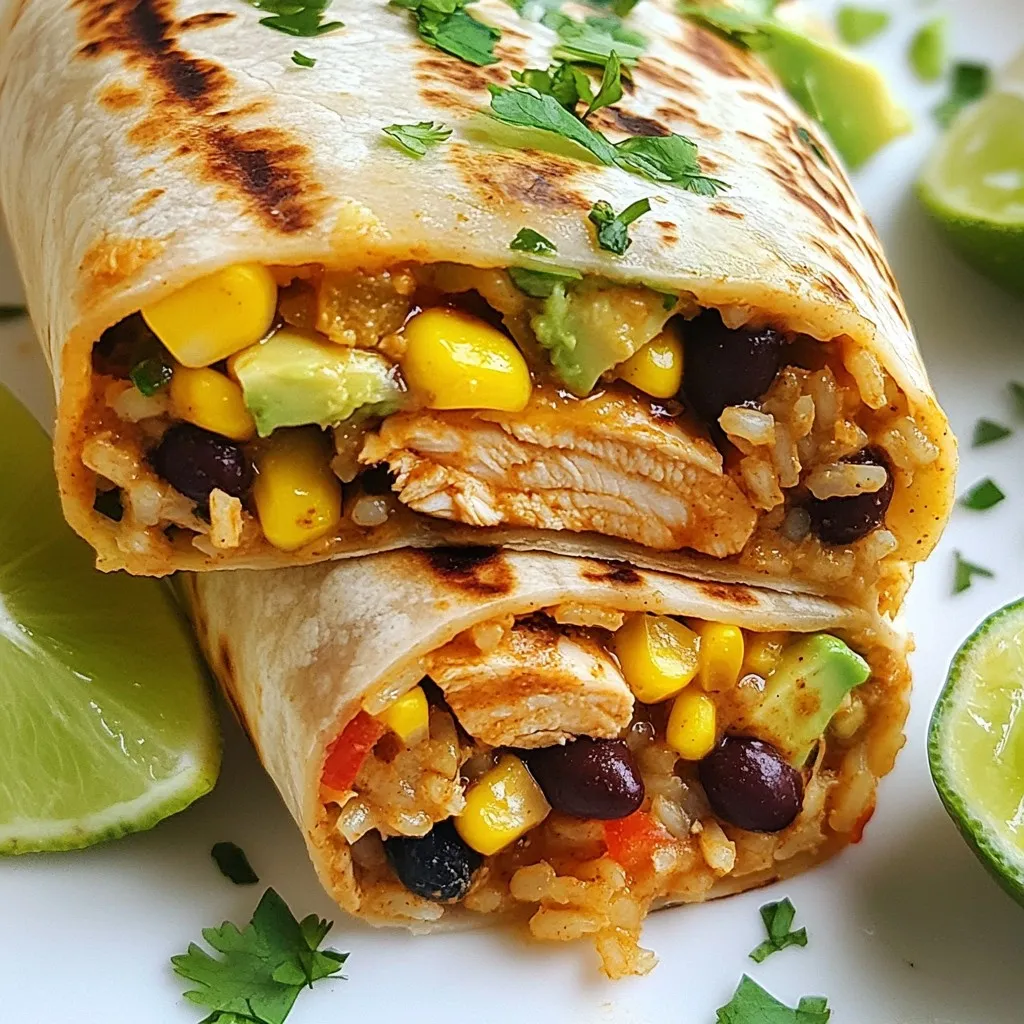 Chipotle Ranch Chicken Burritos Flavorful Meal Prep