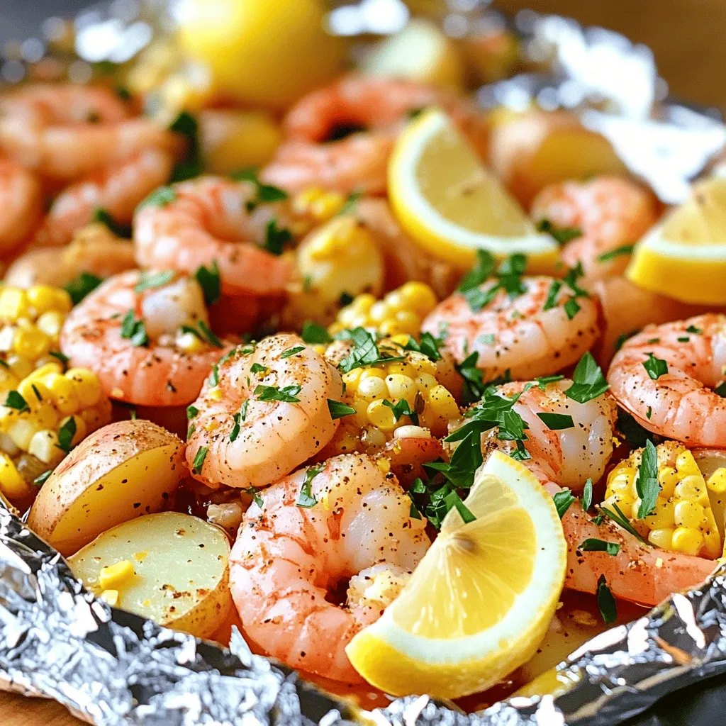 Shrimp Boil Foil Packs Flavorful and Easy Meal Prep