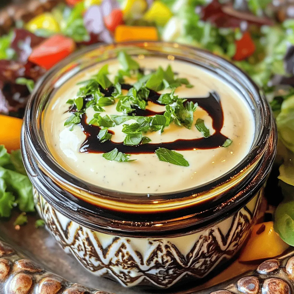 Creamy Balsamic Vinaigrette Flavorful and Easy Recipe