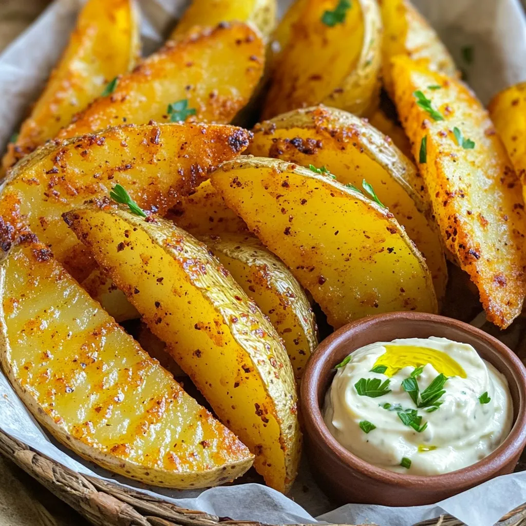 Air Fryer Cajun Potato Wedges Crispy and Flavorful