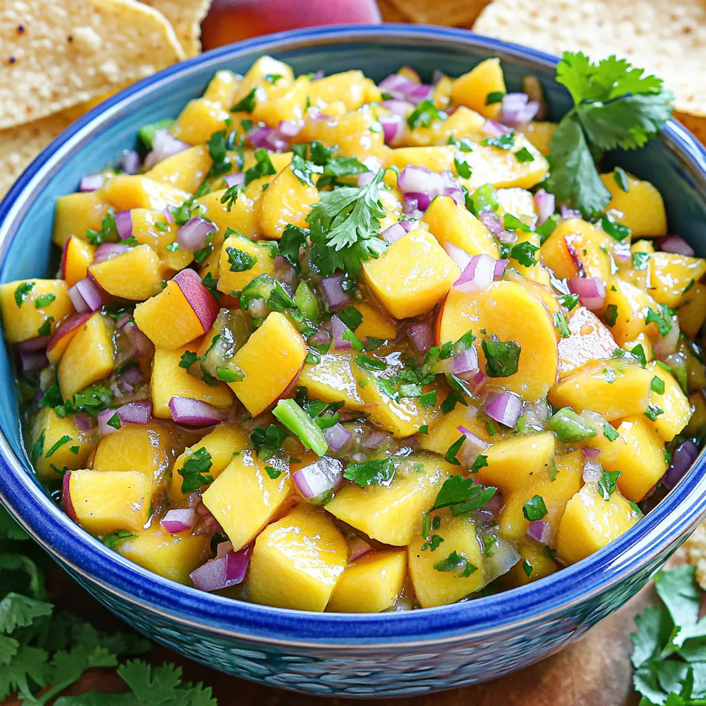 Peach Mango Salsa Fresh and Flavorful Delight