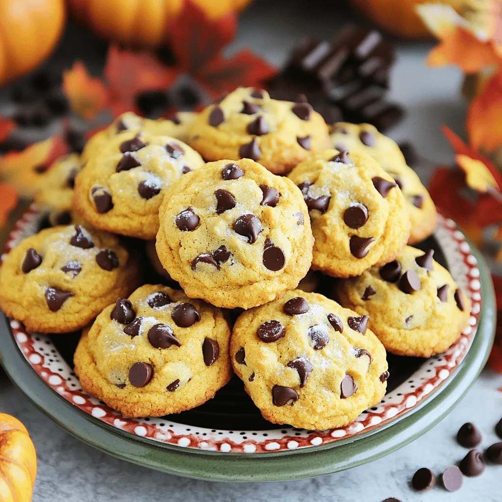 Soft Pumpkin Chocolate Chip Cookies Irresistible Treat