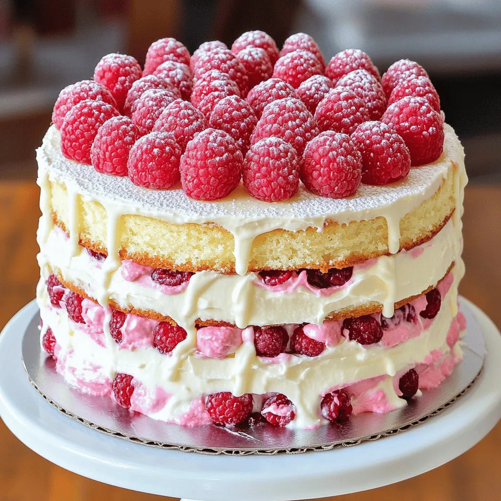 White Chocolate Raspberry Cake Rich and Heavenly Delight