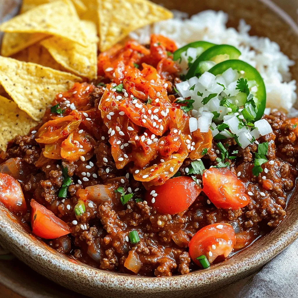 Korean Chile Con Carne Tasty and Hearty Recipe