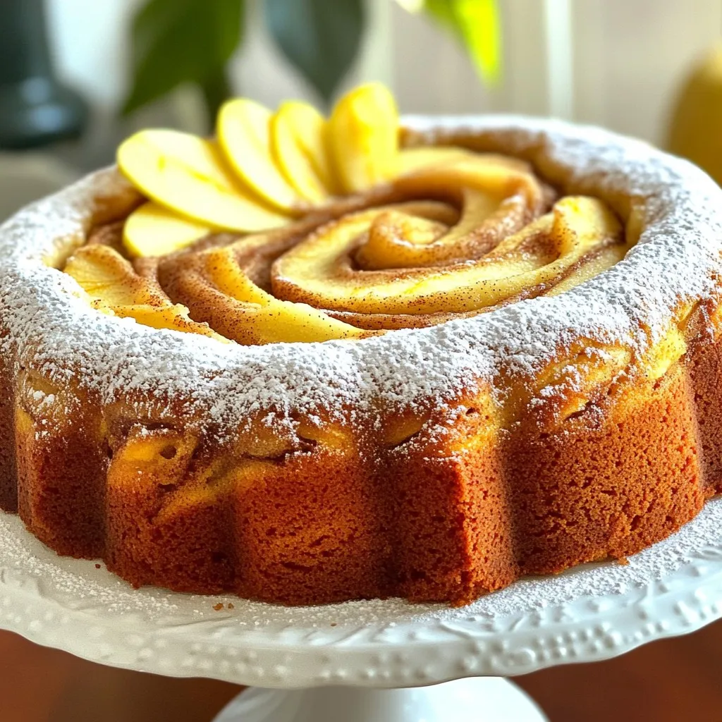Apple Cinnamon Swirl Pound Cake Delightful and Soft