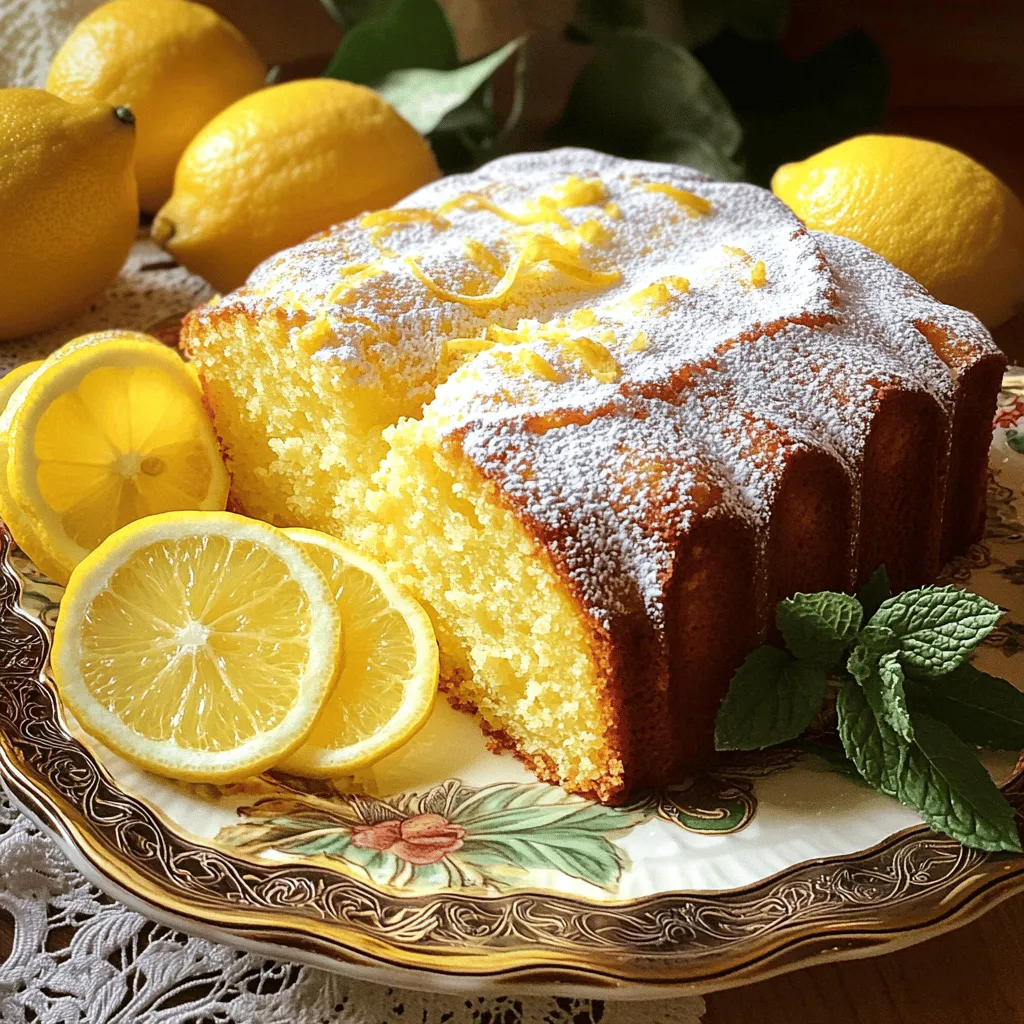 Italian Lemon Pound Cake Fresh and Flavorful Recipe