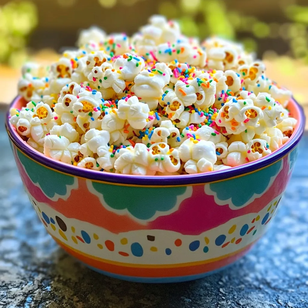 Funfetti Marshmallow Popcorn Festive and Fun Treat