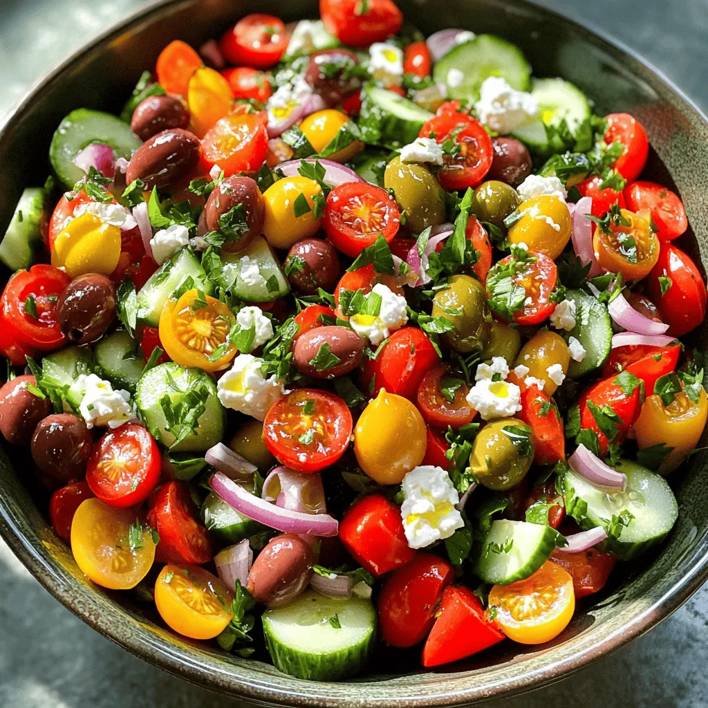 Mediterranean Salad Recipe Flavorful and Fresh Delight