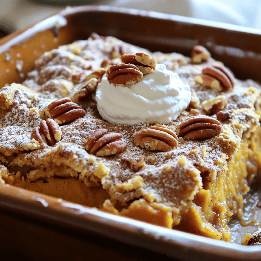 Homemade Pumpkin Pecan Cobbler Irresistible Dessert Dish
