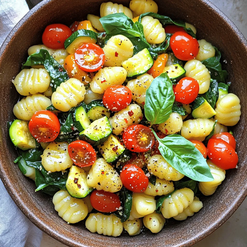 Easy Summer Gnocchi Fresh and Flavorful Delight