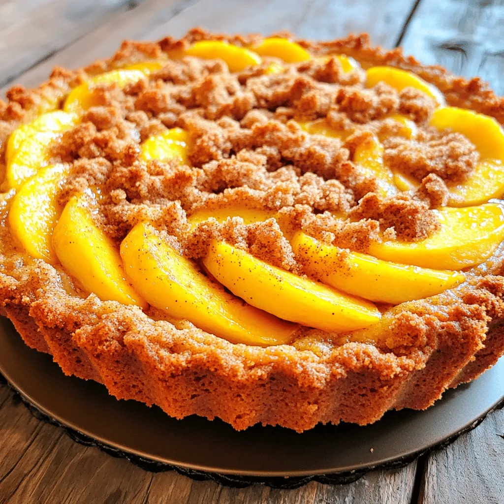 Easy Italian Peach Crumb Cake Delightful and Simple Recipe