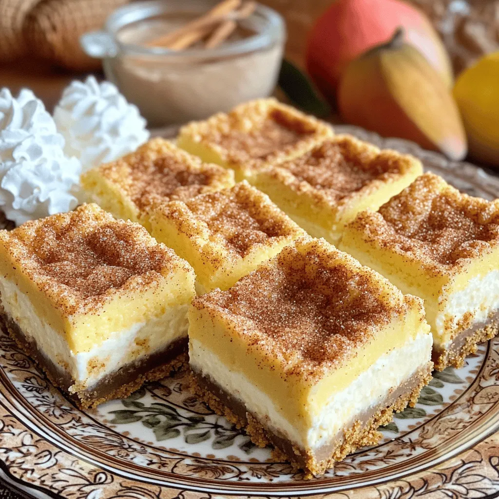 Churro Cheesecake Bars Delightful Sweet Treat Recipe