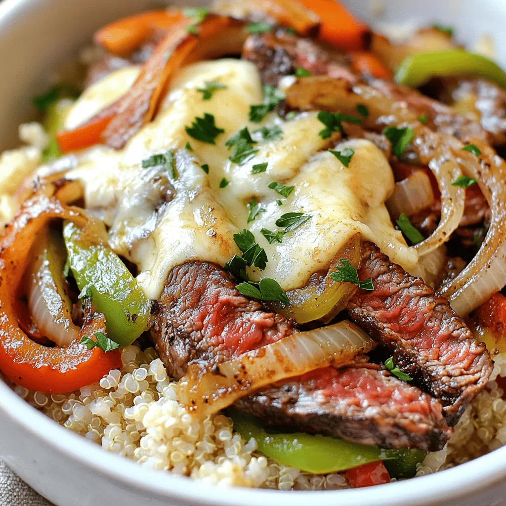Philly Cheesesteak Bowls Flavorful and Simple Meal