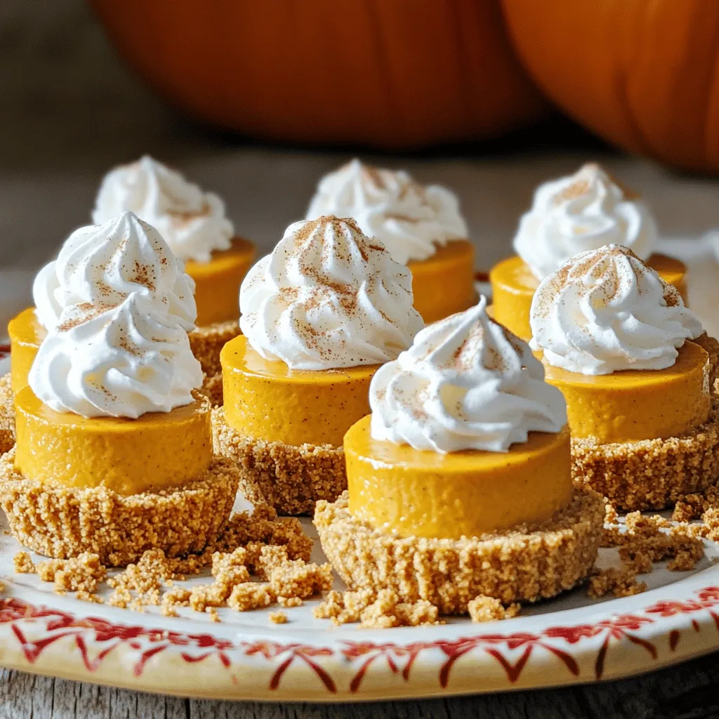 No-Bake Pumpkin Mini Cheesecakes Creamy Delight