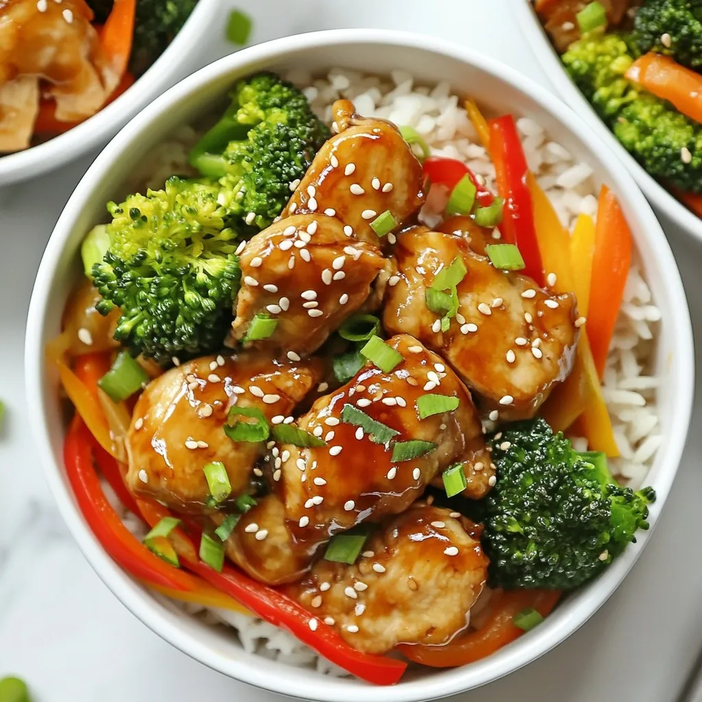 Meal Prep Teriyaki Chicken Bowls Packed with Flavor