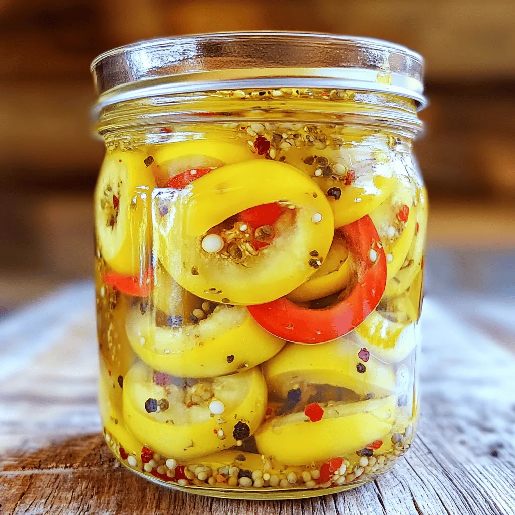 Easy Pickled Banana Peppers Flavorful and Simple Recipe
