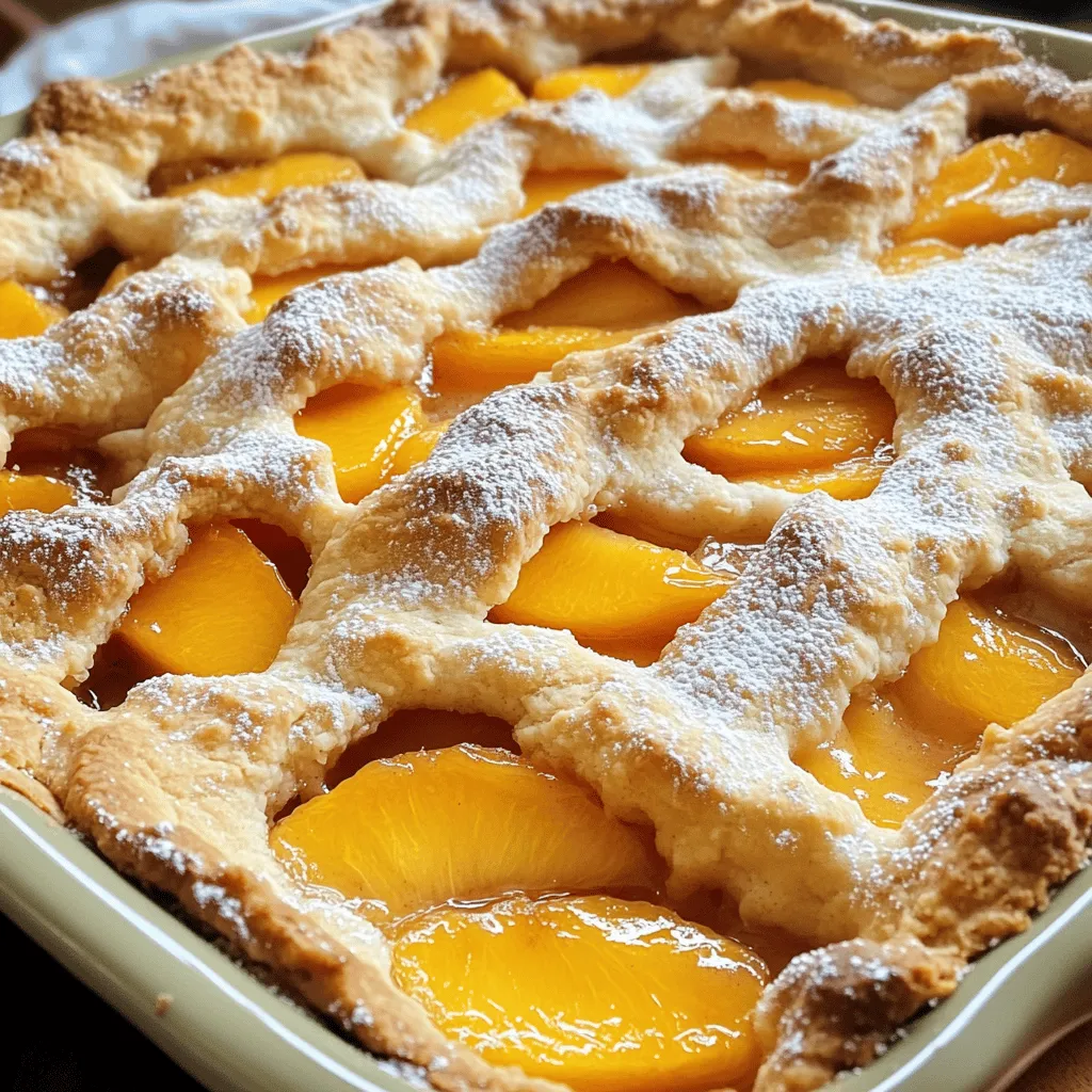 Triple Crust Peach Cobbler Irresistible Dessert Recipe