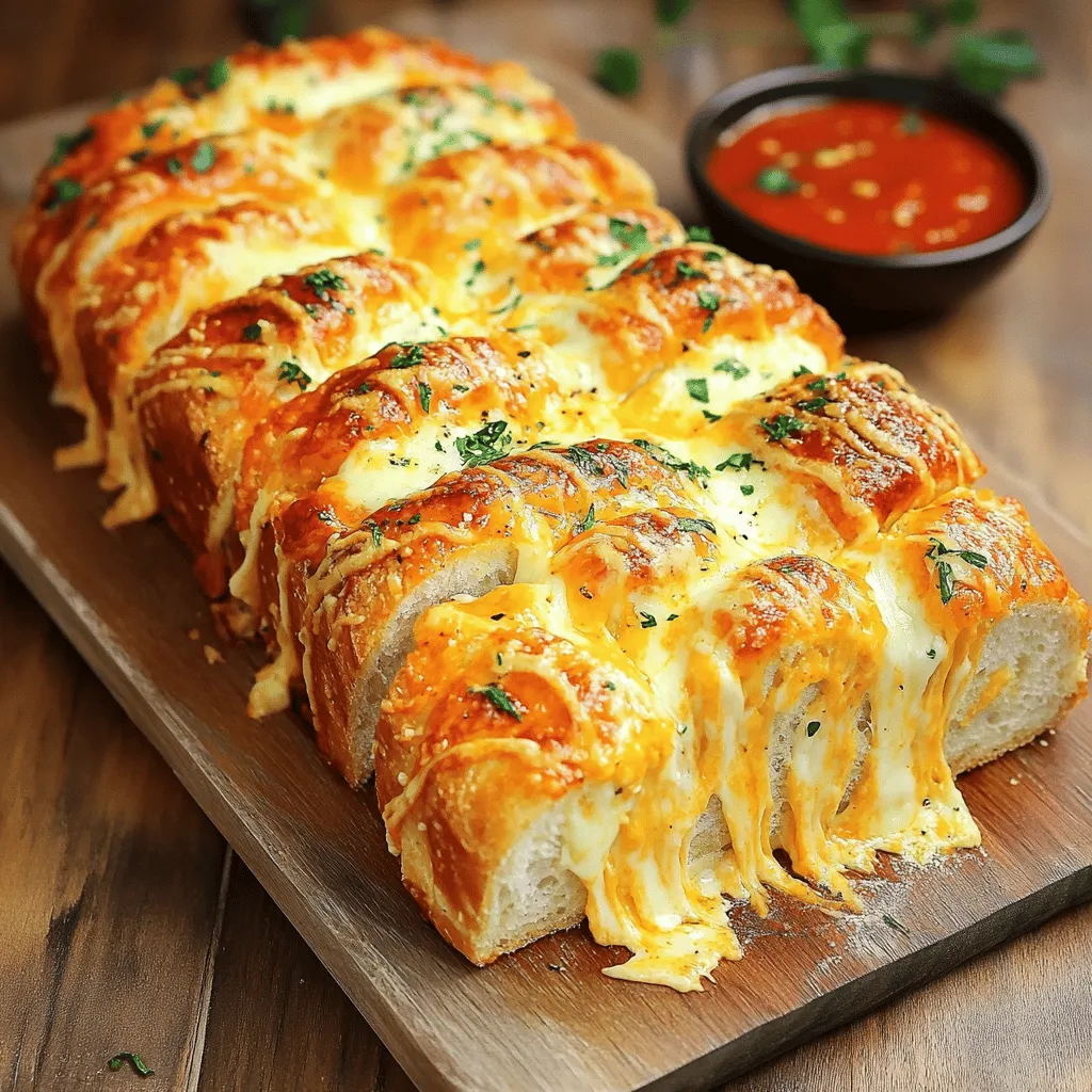 Cheesy Garlic Pull-Apart Bread Irresistibly Tasty Treat