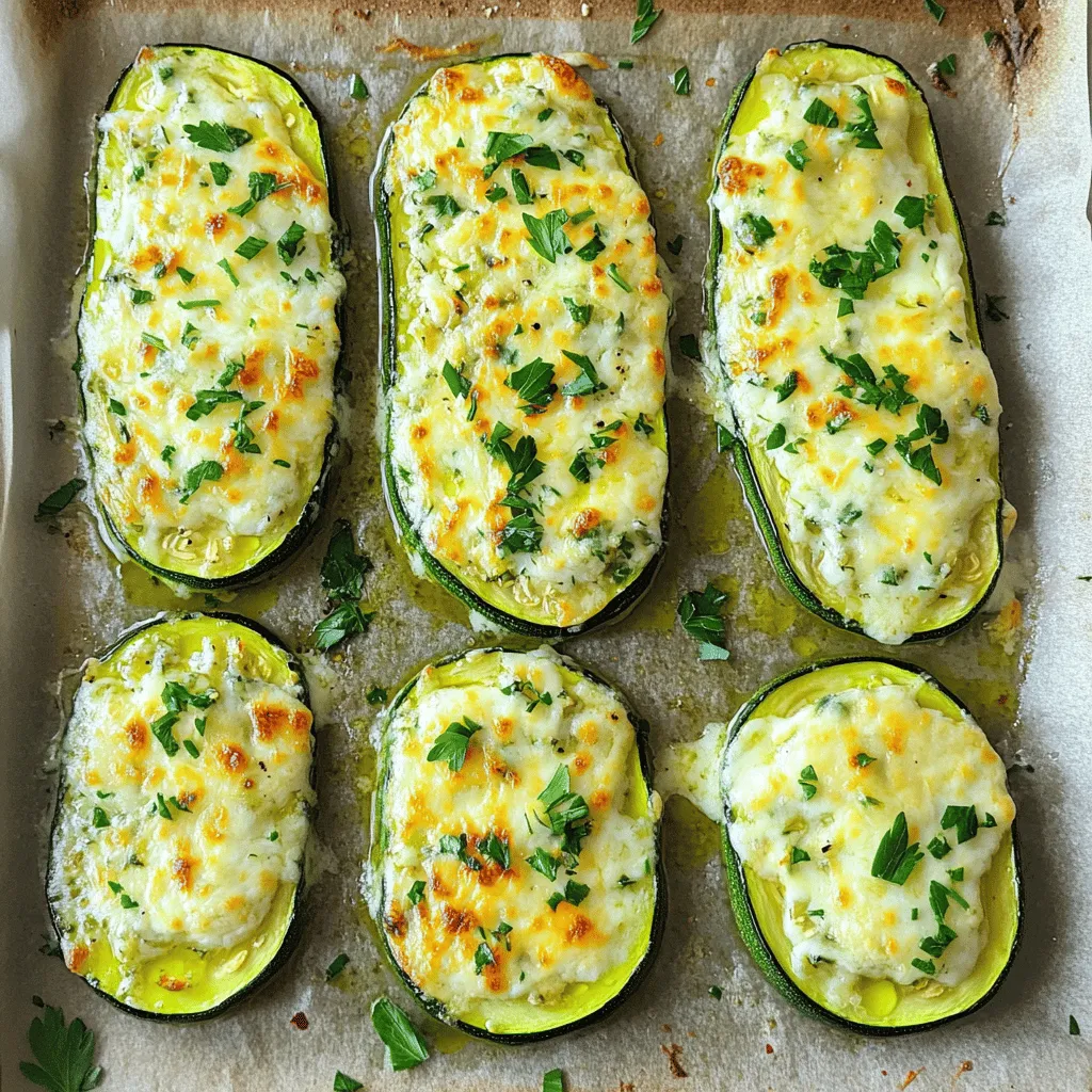Cheesy Garlic Zucchini Steaks Flavorful and Easy Recipe