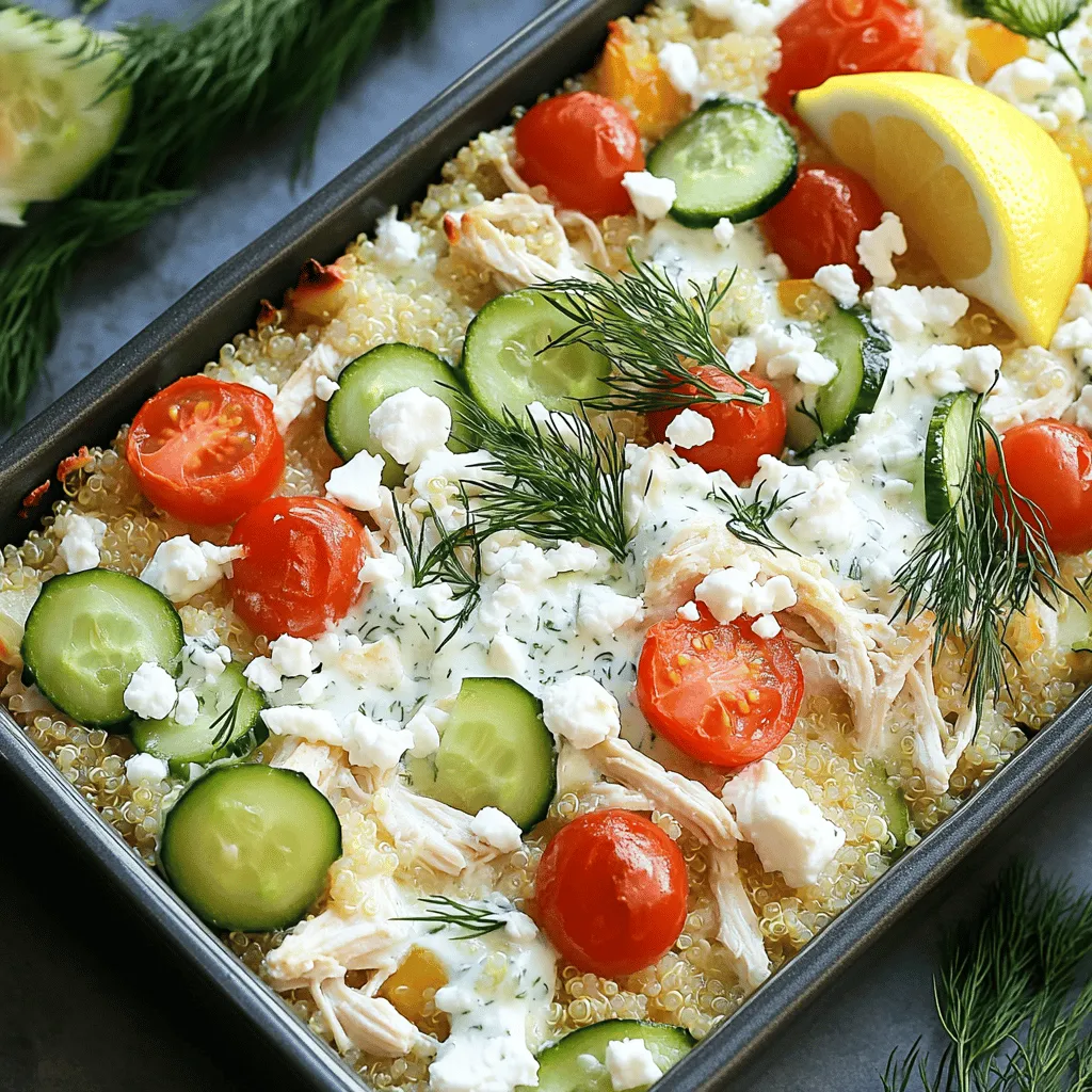 Dump-and-Bake Chicken Tzatziki Casserole Recipe