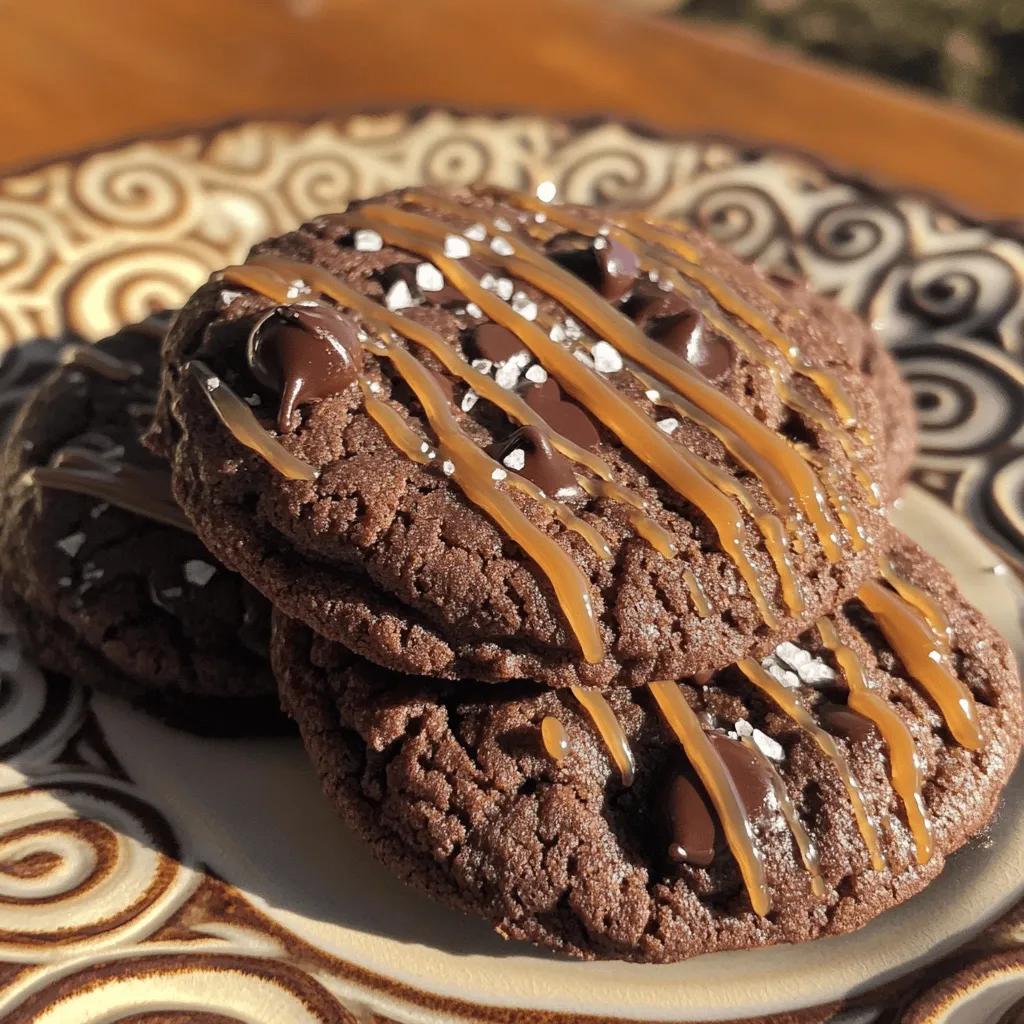 Salted Caramel Chocolate Cookie Recipe Delight