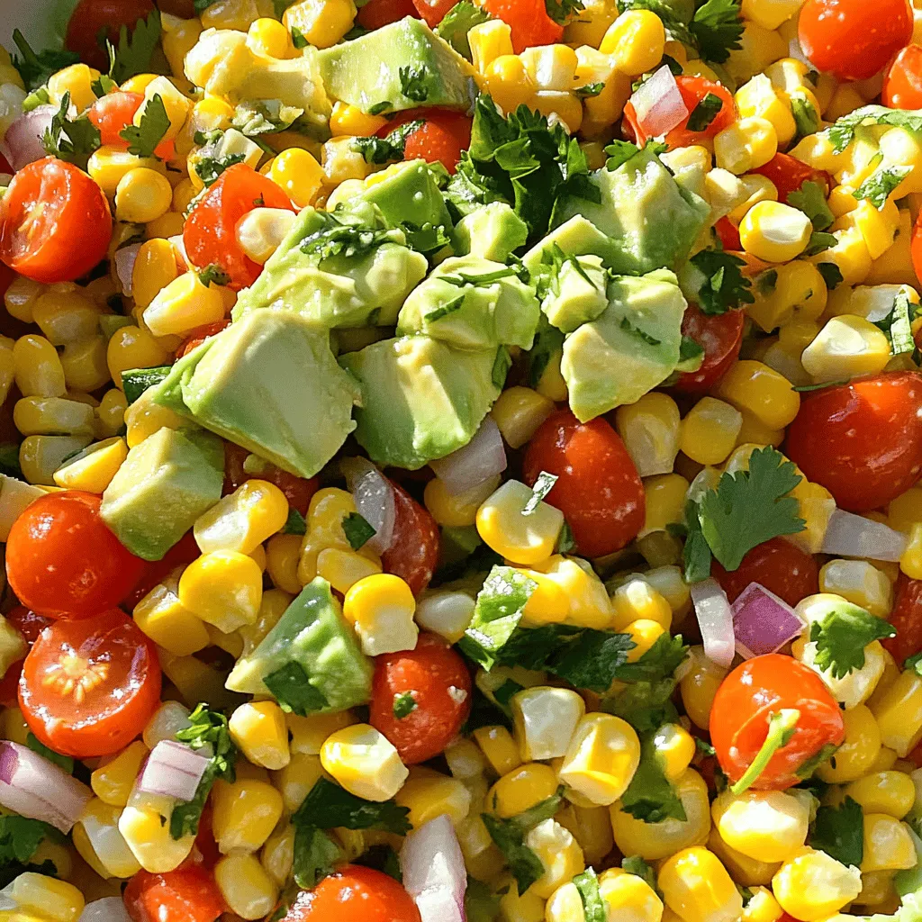 Corn Salad Delight Fresh and Flavorful Recipe