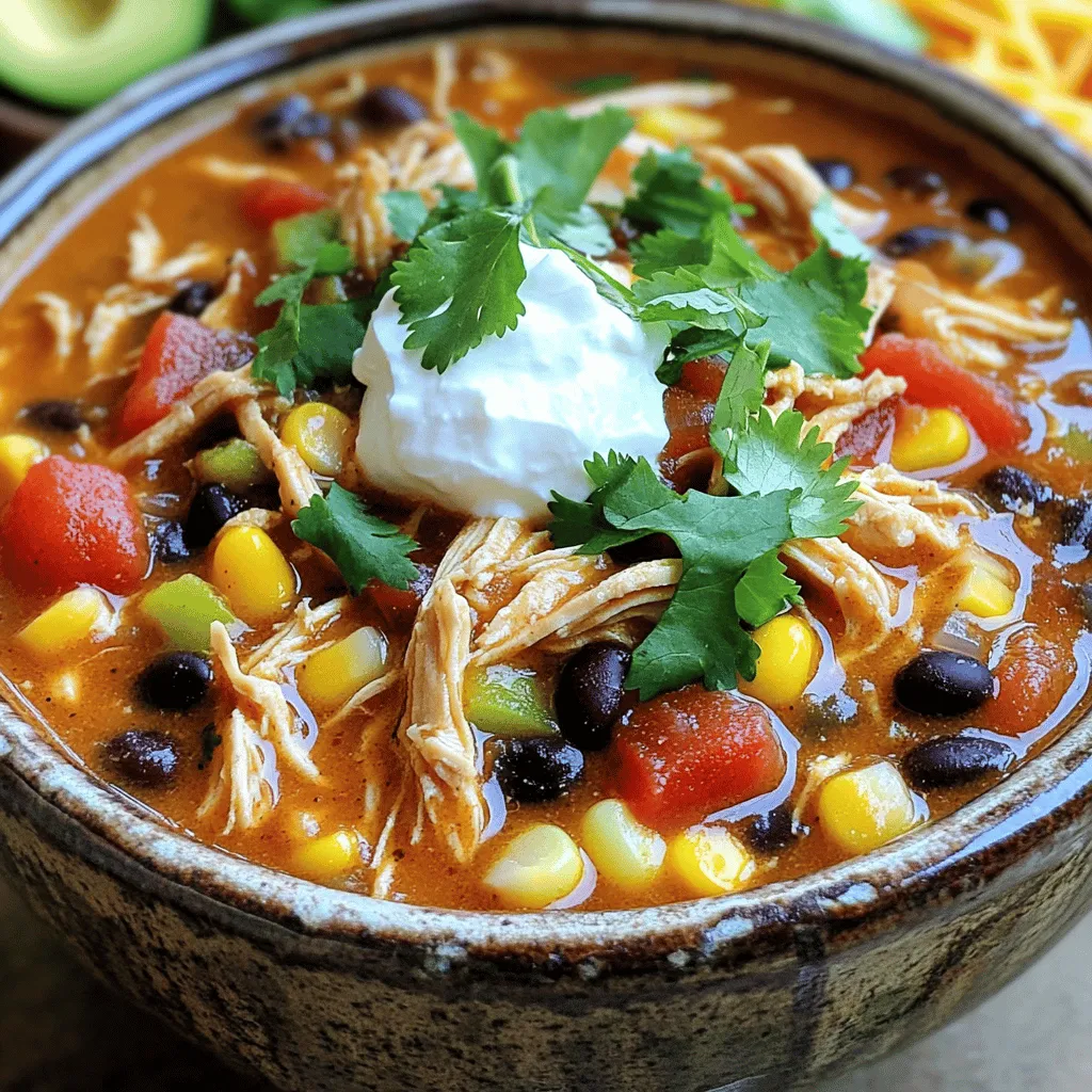 Crockpot Cream Cheese Chicken Chili Flavorful Comfort Meal