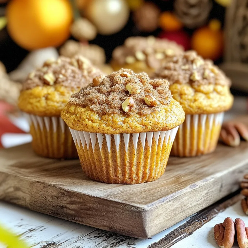 Pumpkin Spice Coffee Cake Muffins Warm and Cozy Treat