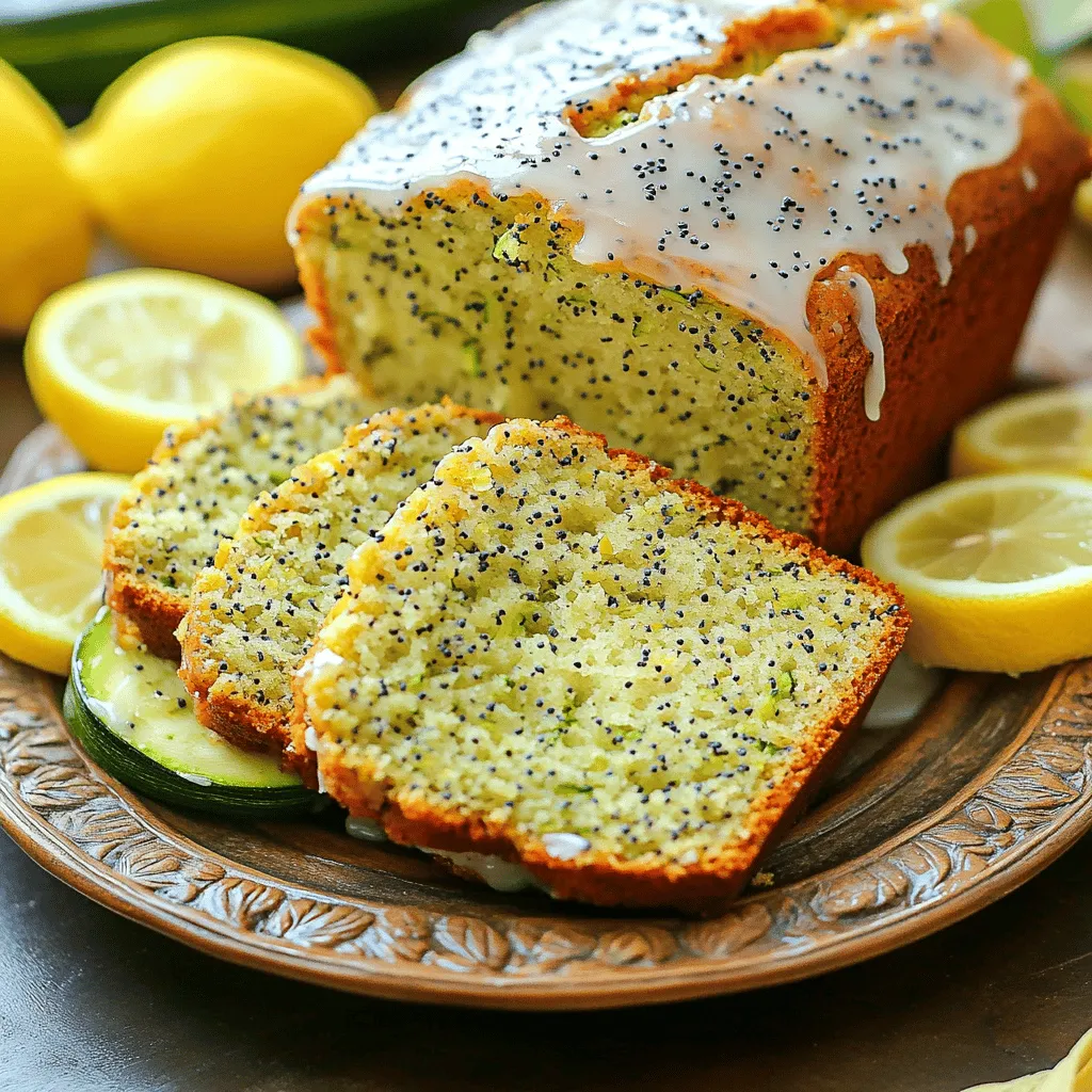 Easy Lemon Poppy Seed Zucchini Bread Quick Recipe