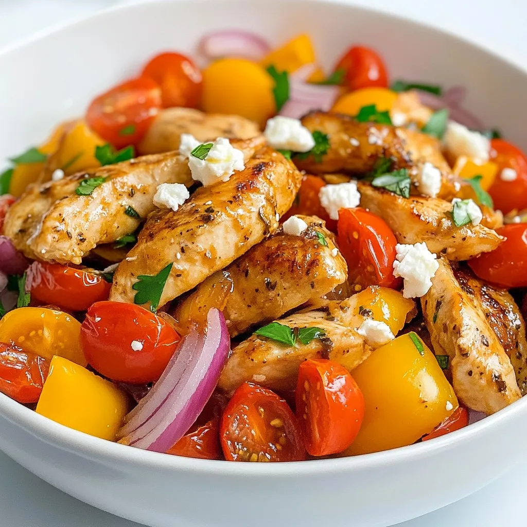 Mediterranean Chicken Stir Fry Flavorful and Fresh Meal