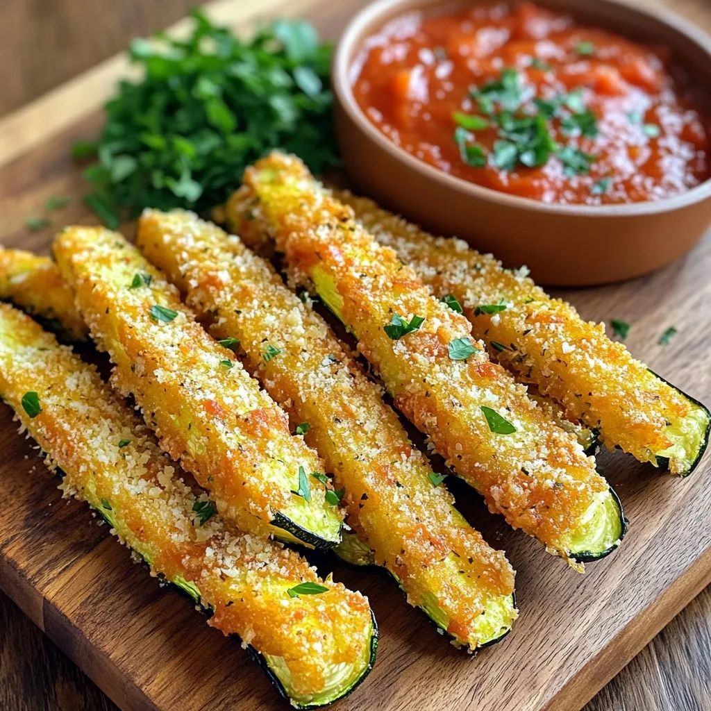 Crispy Parmesan Zucchini Fries Air Fryer Delight