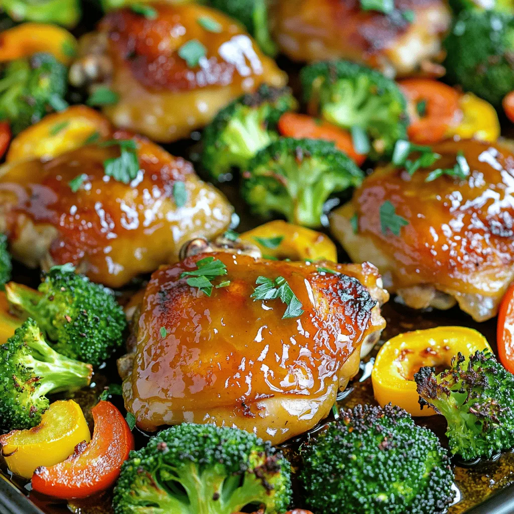 Sheet-Pan Honey Mustard Chicken with Roasted Veggies Delight